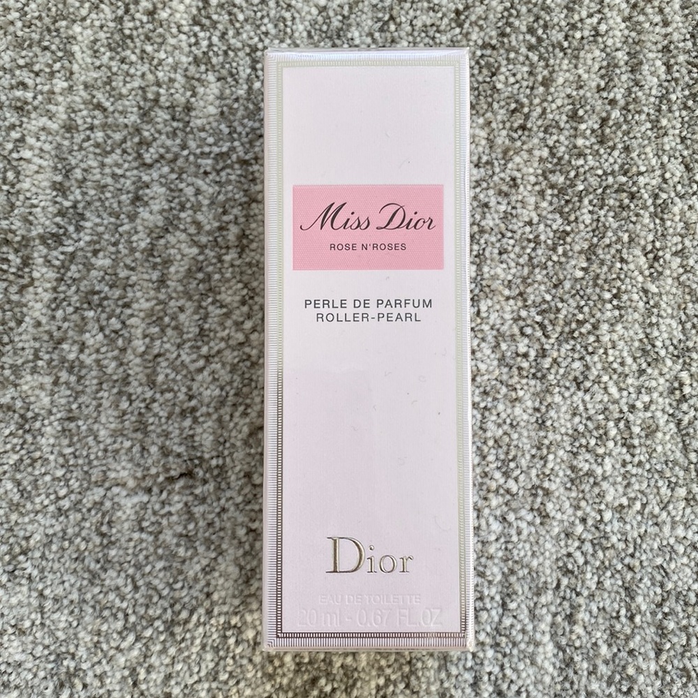Miss Dior Rose N’Roses rollerball perfume.